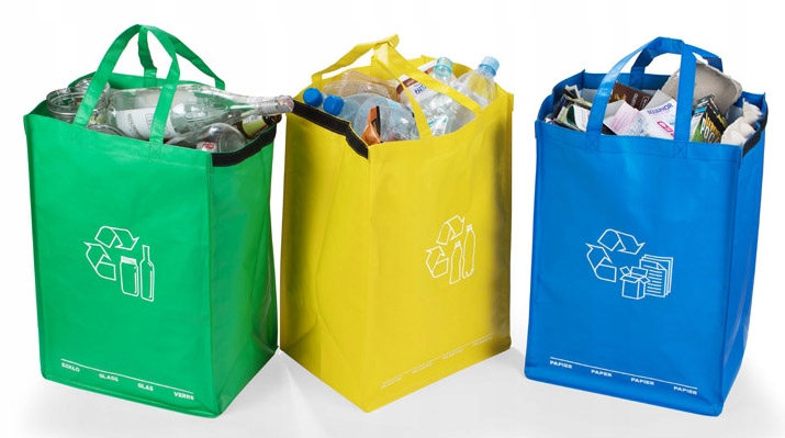 

Torby Do Segregacji Śmieci Kpl. 3 szt. x 40 L