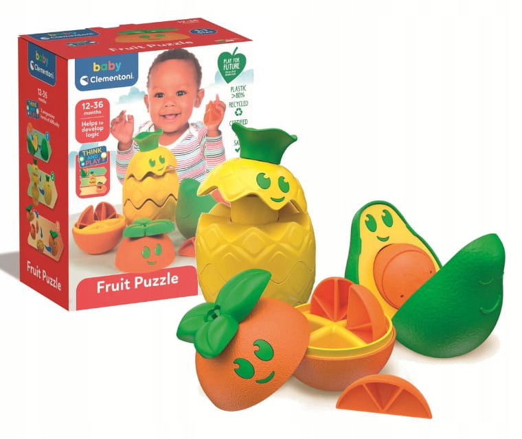 

Zabawka logiczna sensoryczna owoce 17719 Clementon