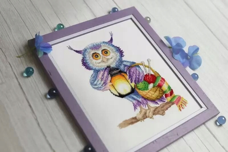 Křížková výšivka počítaná sada (kanva, mulina)