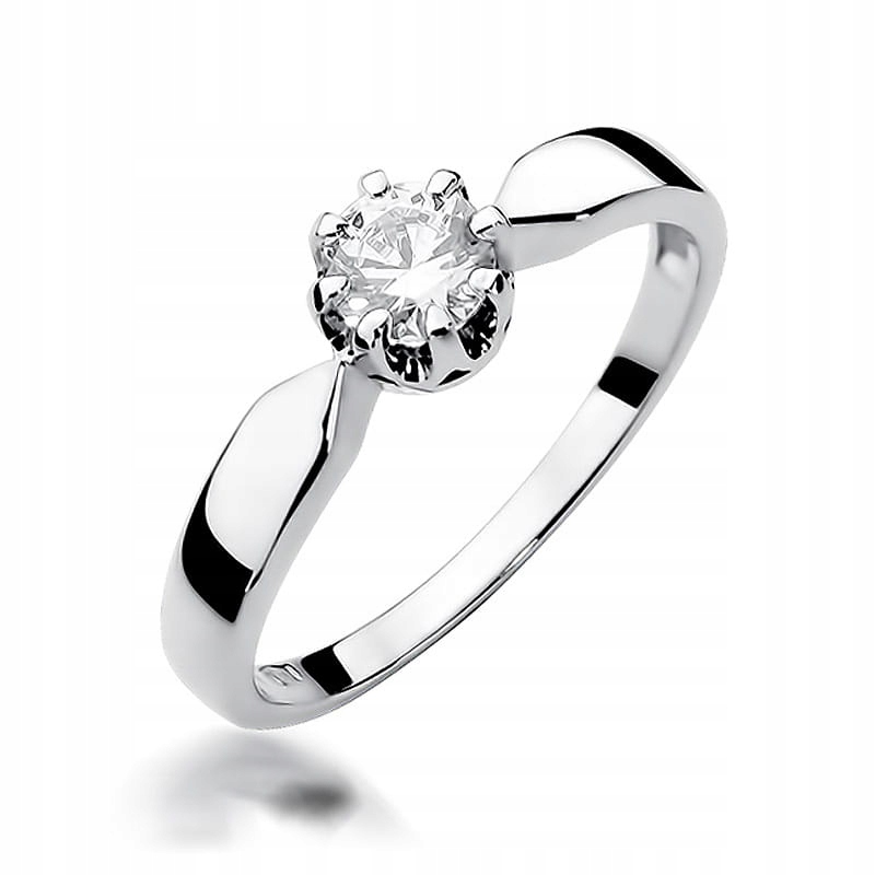 Prstýnek s briliantem 0.50 ct r23