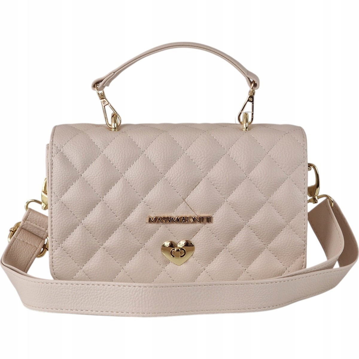 Massimo Contti kabelka přes rameno eko kůže béžová