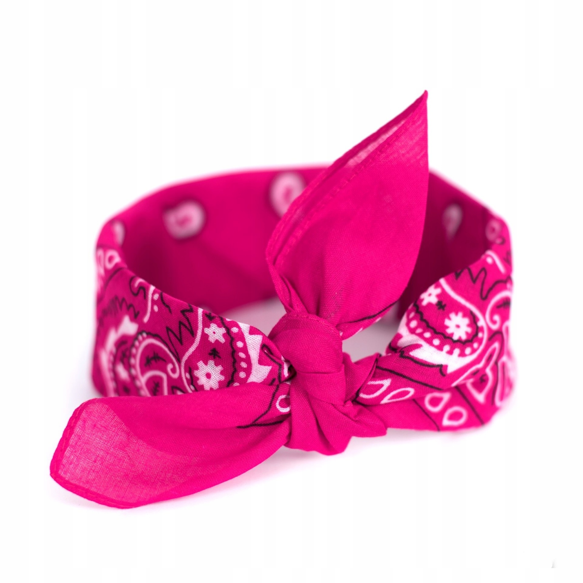 

Bandana Bandamka Chustka Apaszka Bawełna Różowa