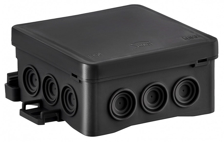 Puszka elektryczna instalacyjna natynkowa Simet 85x85x40 mm