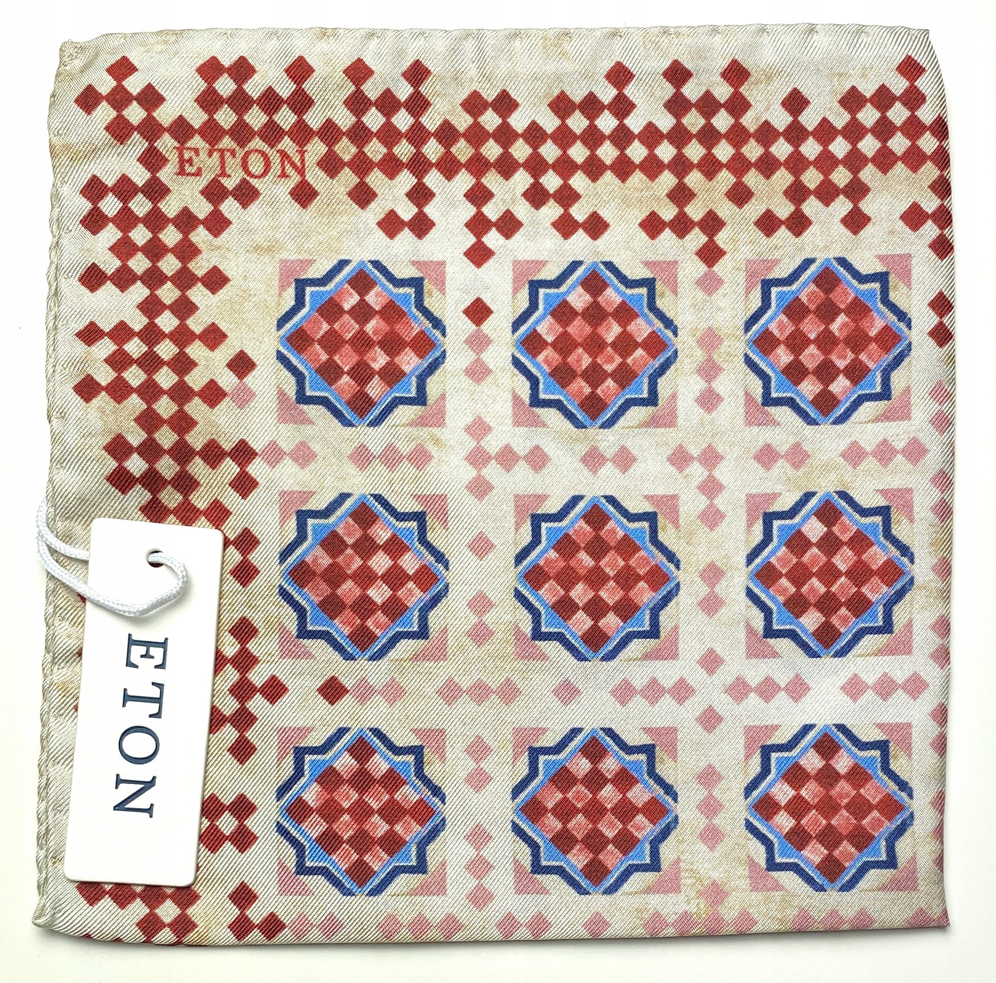 

Eton Butonierka poszetka Oryginał 100% Jedwab