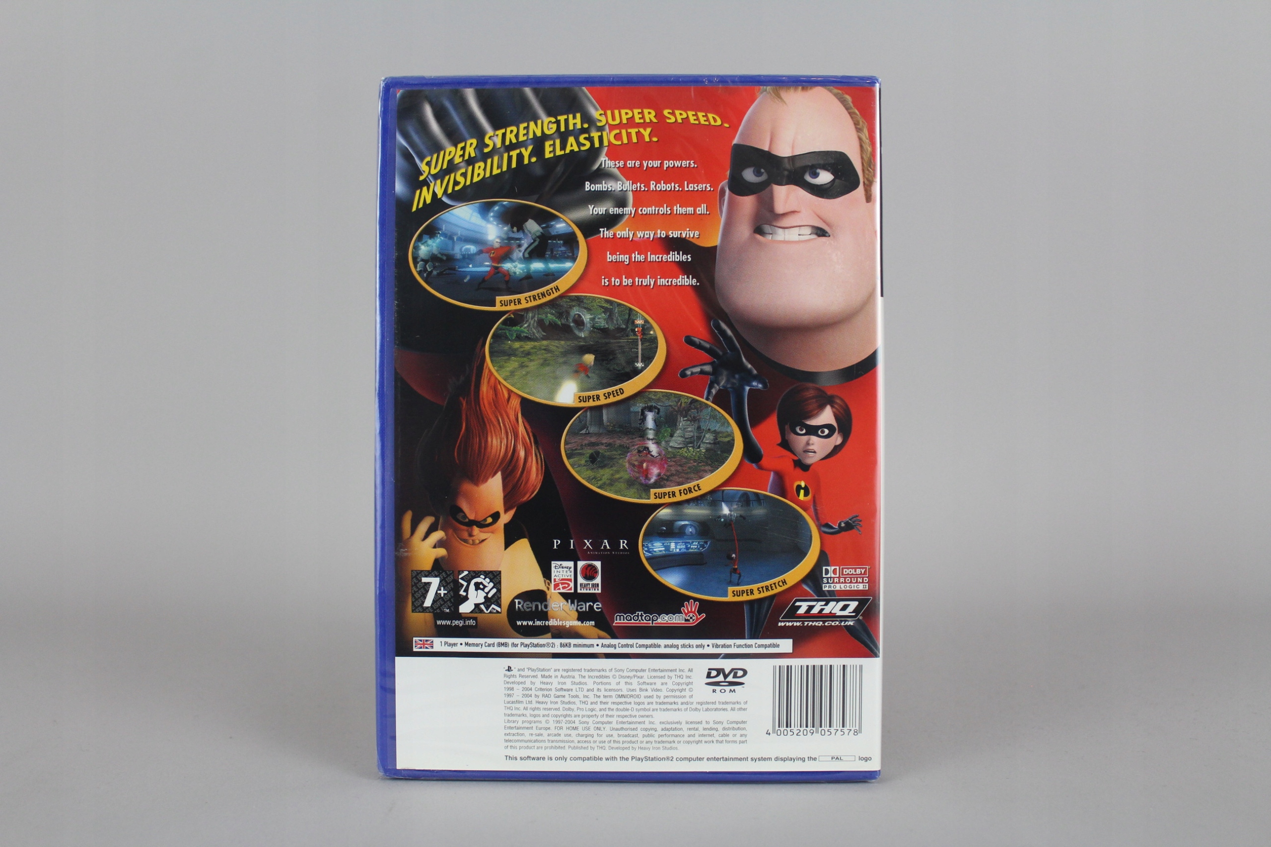 THE INCREDIBLES PS2 Tematyka przygodowe