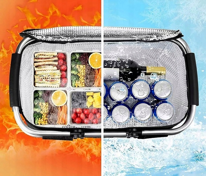 KOSZYK TERMICZNY KOSZYK PIKNIKOWY SKŁADANY ZAKUPY Kod producenta kosz piknikowy