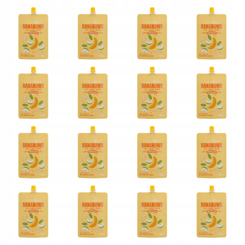 Owolovo Tropicky banánové 200 g X16