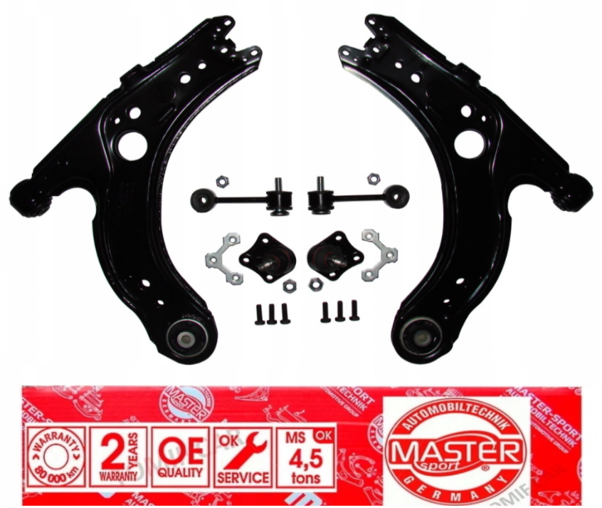ZESTAW WAHACZE ŁĄCZNIKI SWORZNIE VW GOLF IV BORA