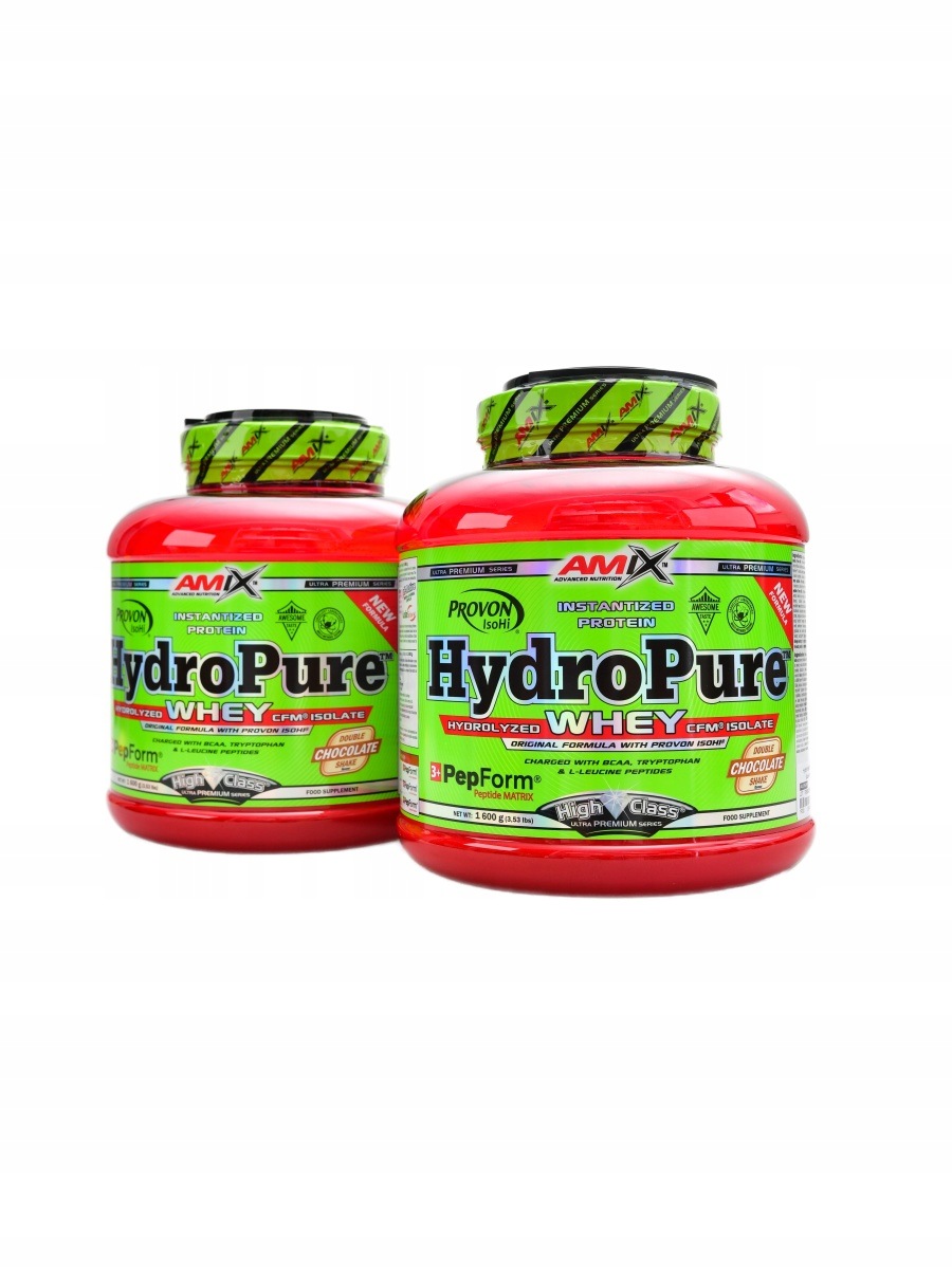 HydroPure hydrolyzed whey protein Cfm 2 x 1600 g dvojitá čokoláda