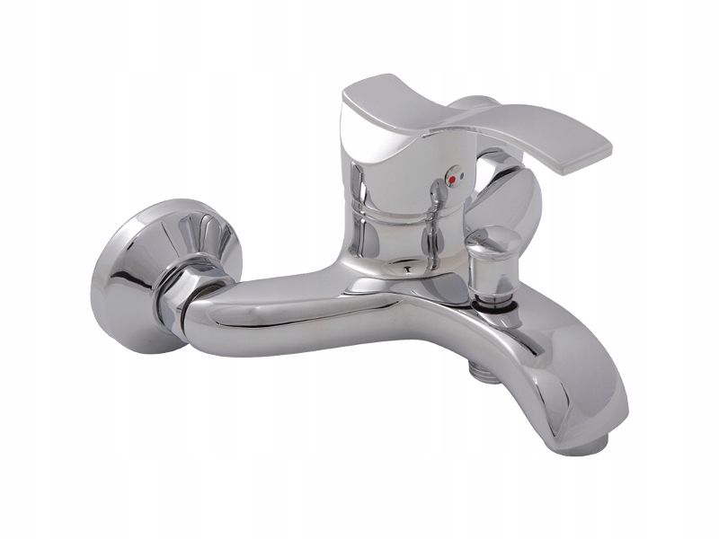 

Bateria Wannowa Ścienna Jednouchwytowa Chrom