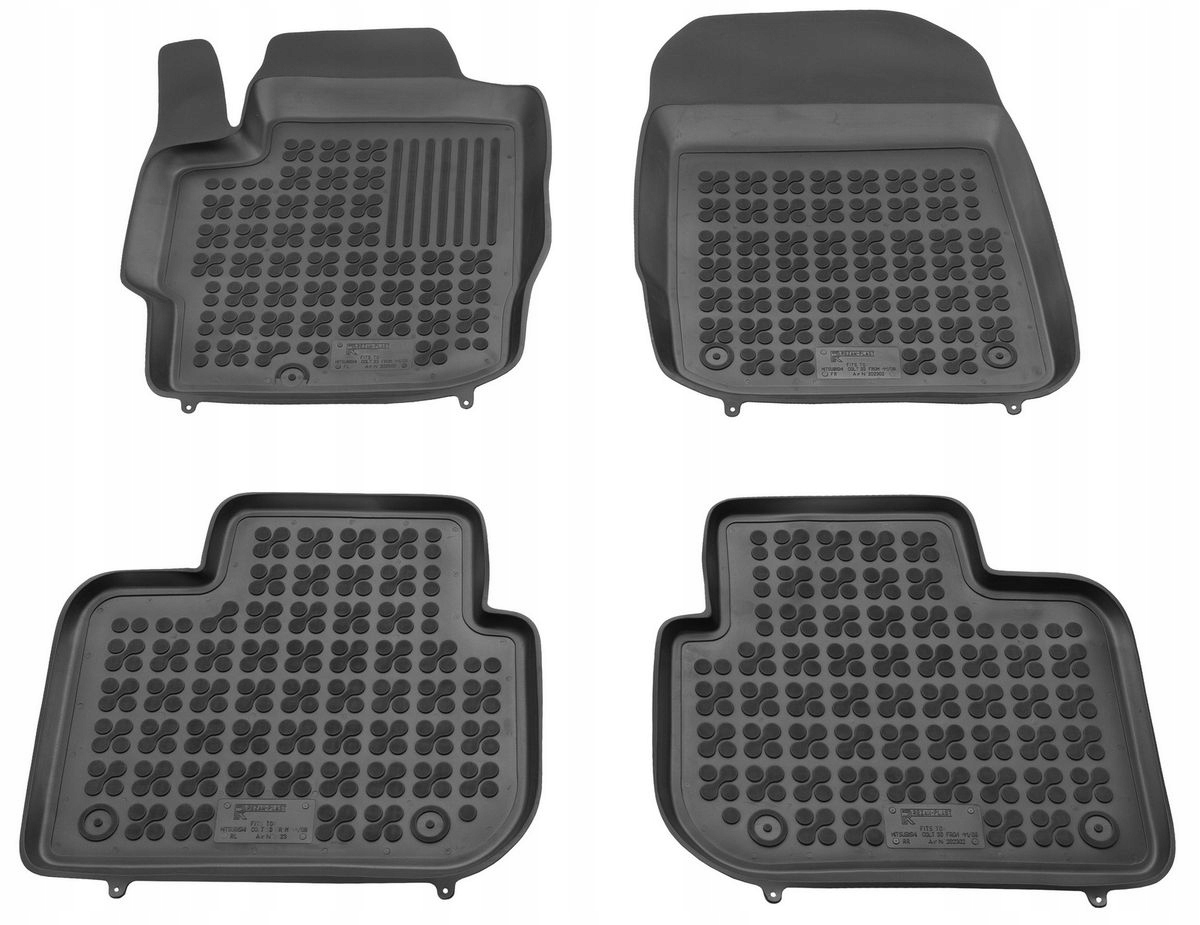 Gumové autokoberce Mitshubishi Colt, 2009-12, 3dv.