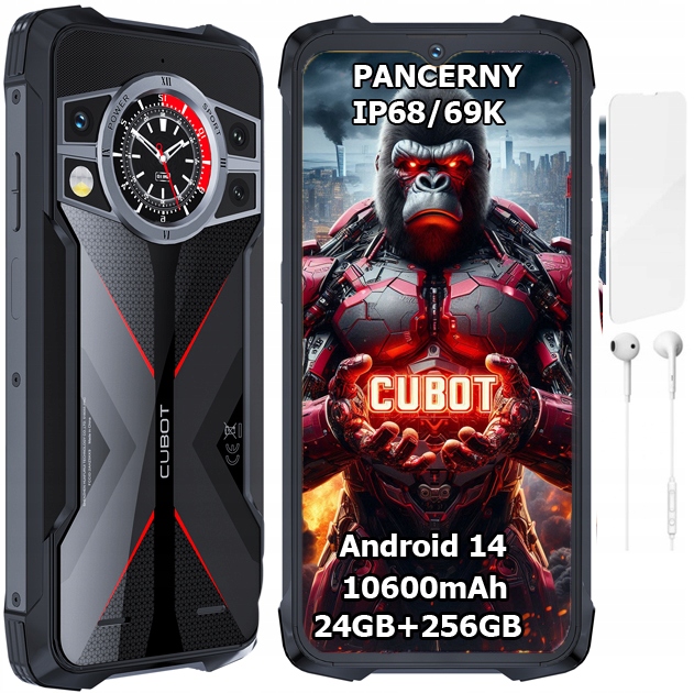 Smartfón Cubot Kingkong 9 24/256GB Nfc Pancerny