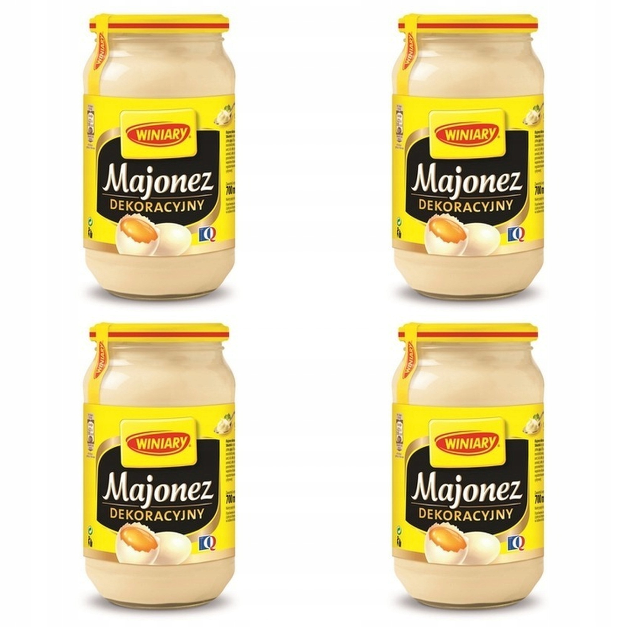 4x 700ml Winiary Majonez Dekoracyjny słoiku