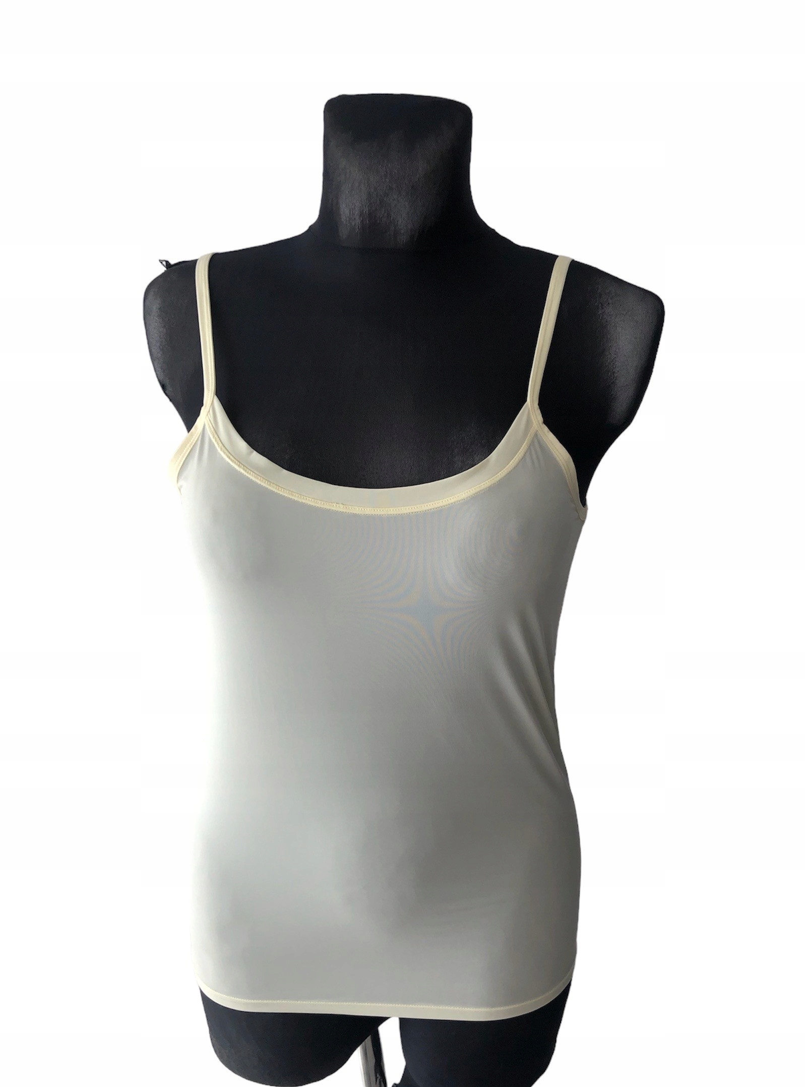 OUTLET WŁOSKA KOSZULKA - TOP NA RAMIĄCZKACH OVS L