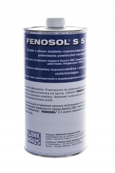 

Fenosol S-5 do czyszczenia mycia białych okien Pcv
