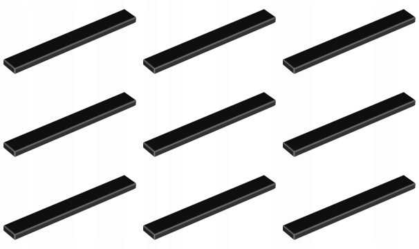 

Lego 4162 Tile Płytka 1x8 czarna Nowa (9g) 9 szt.