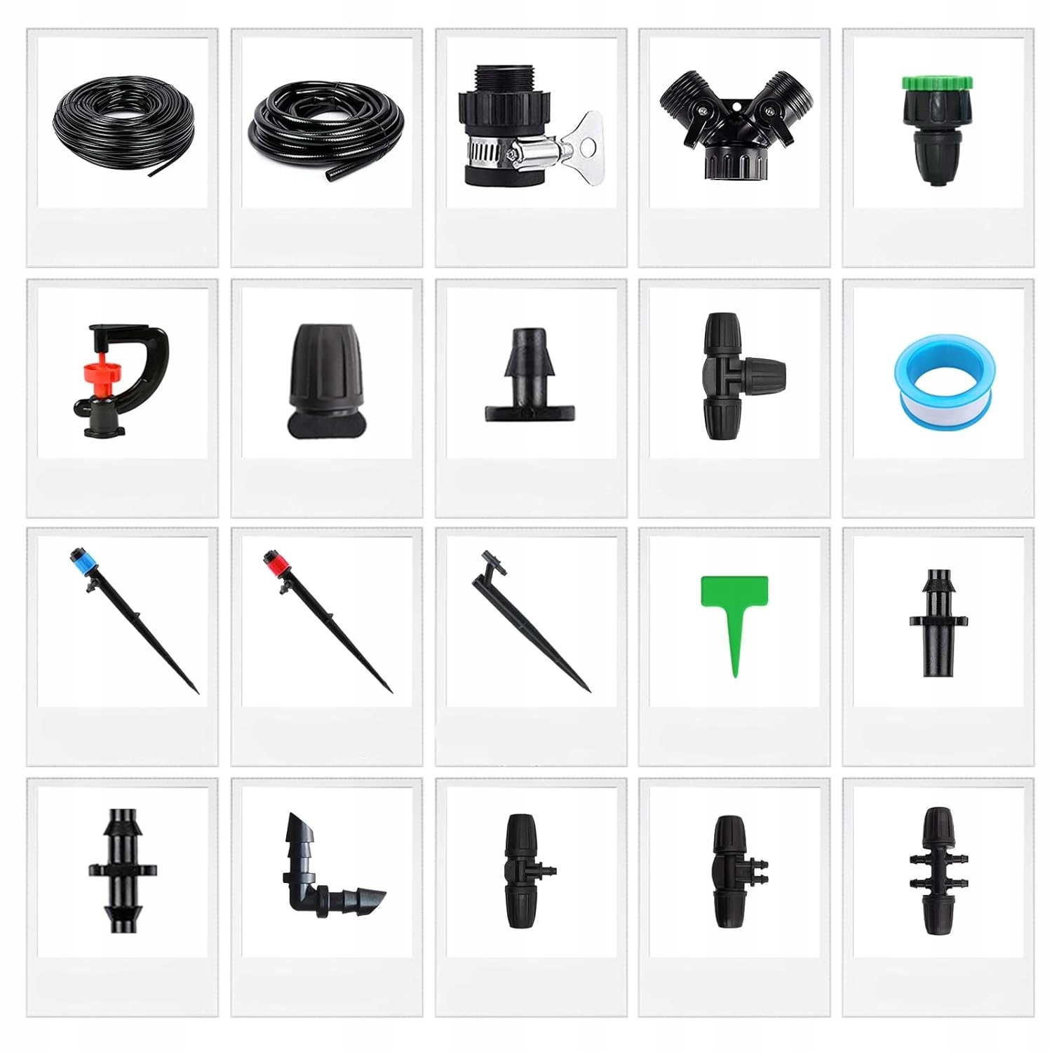 ZESTAW NAWADNIANIA AUTOMATYCZNEGO TRWANIKÓW NAWADNIANIE KROPELKOWE 50M Stan opakowania oryginalne