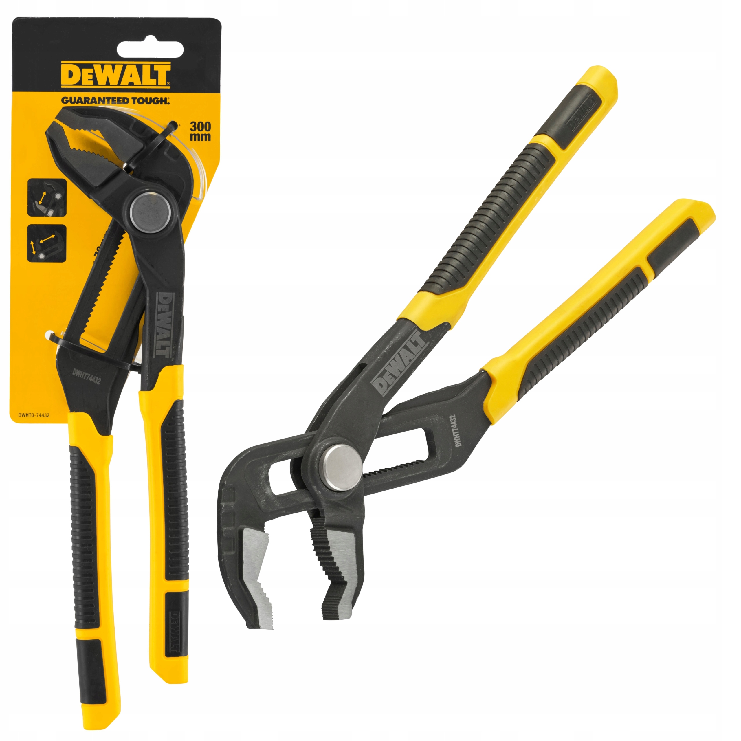 Hydraulické nastavitelné kleště na trubky 300mm DeWalt