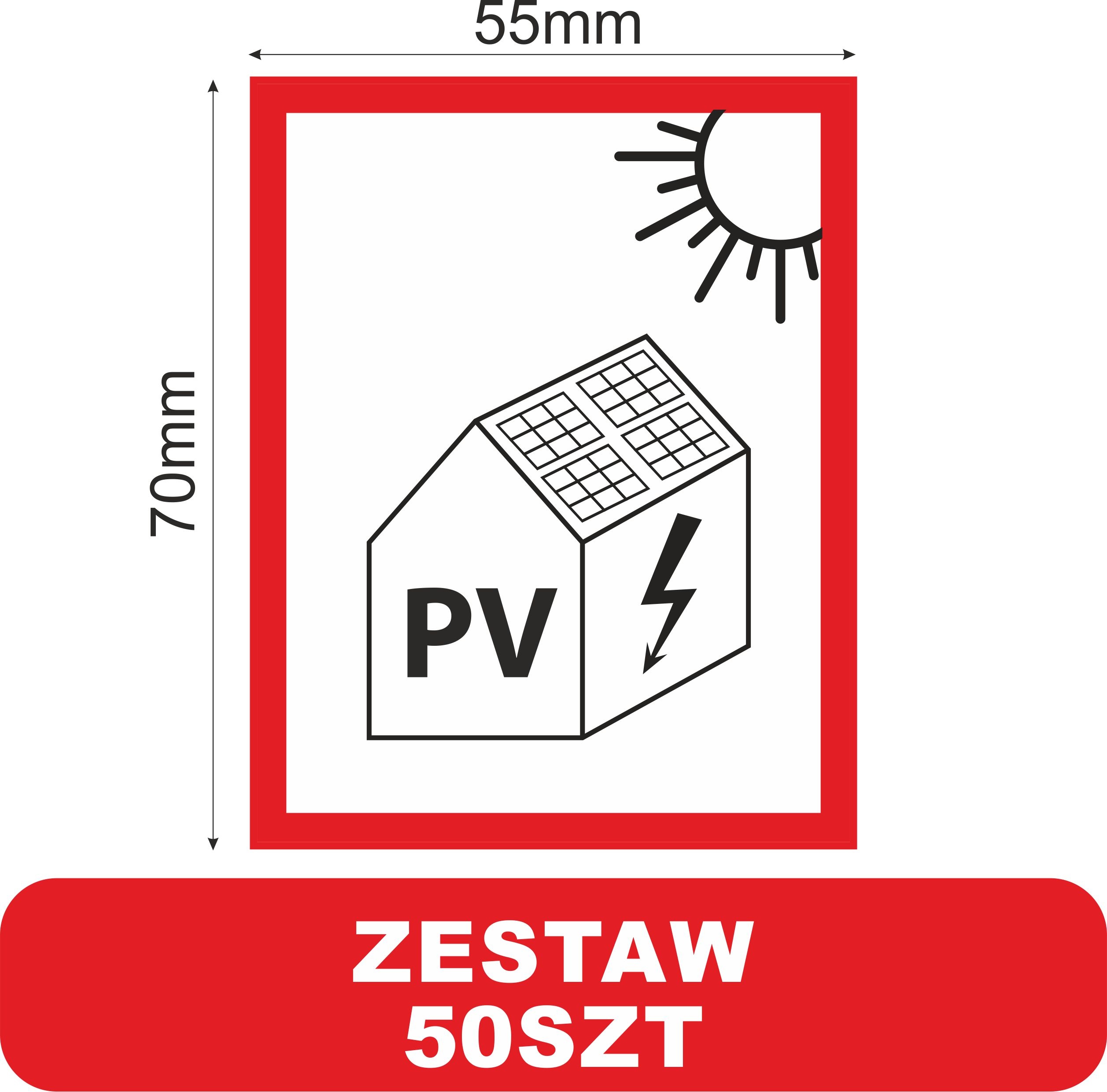 

NOWEwymogi naklejki elektryczne Fotowoltaika domek