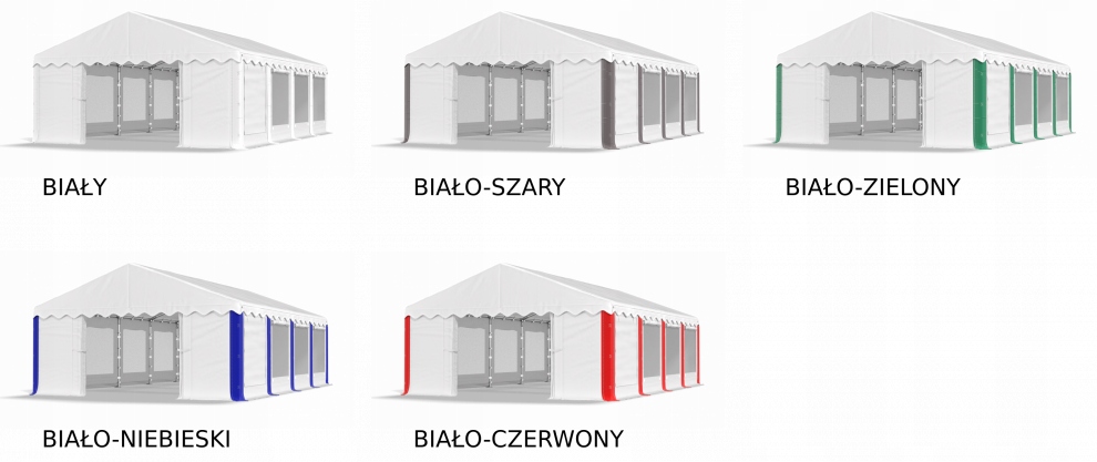 Namiot Imprezowy 3x8m Magazynowy DAS 240 S Stan opakowania oryginalne