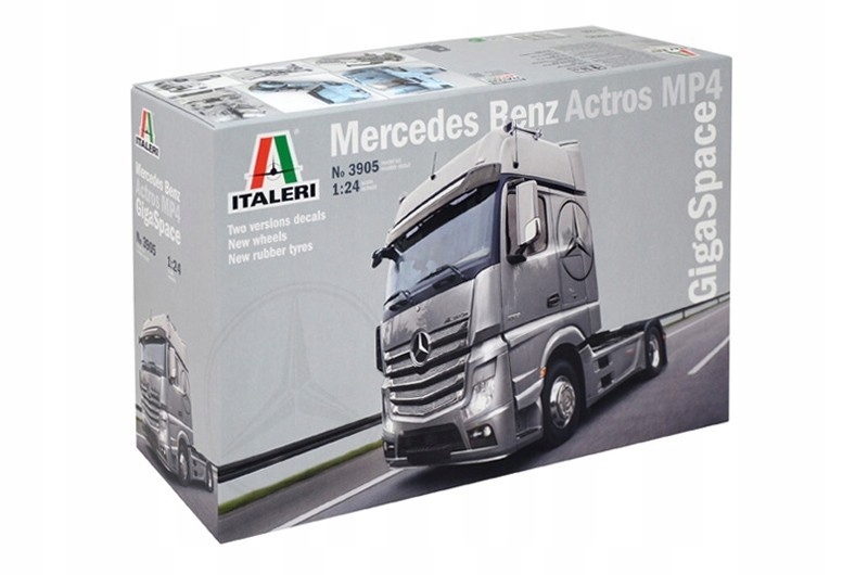 Model nákladního vozu Mercedes Benz Actros MP4 Gigaspace Italeri 3905