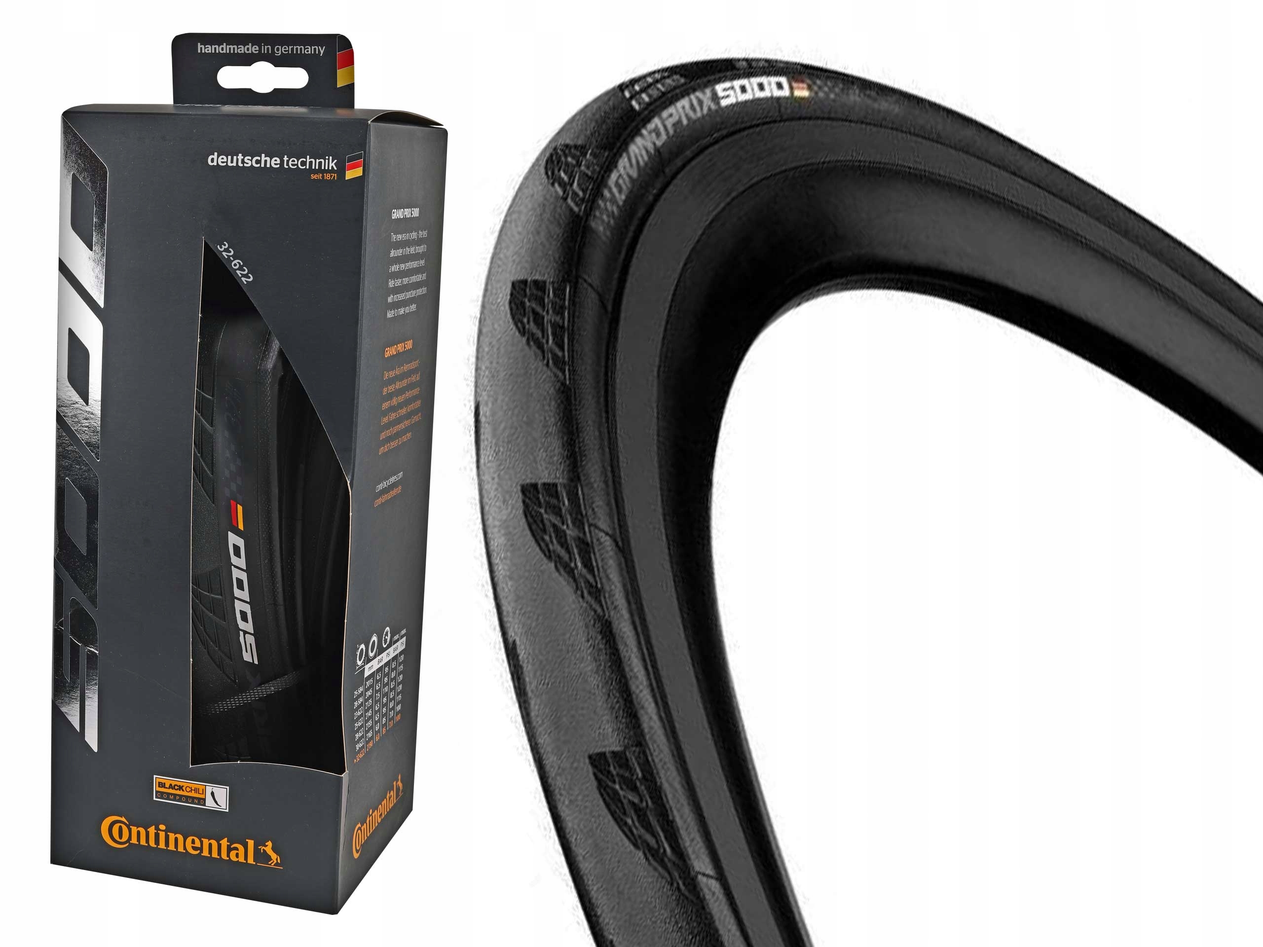 Pneumatika Continental Grand Prix 5000 Vectran 700x32c srolovatelná