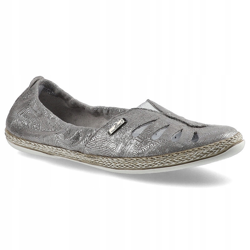Šedé espadrilky Lemar Dámské pohodlné boty