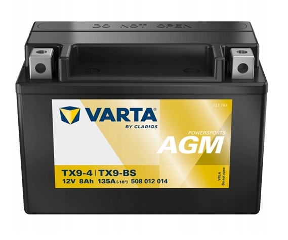 Akumulator motocyklowy Varta YTX9-BS 12V 8Ah 135A L+ Powersports