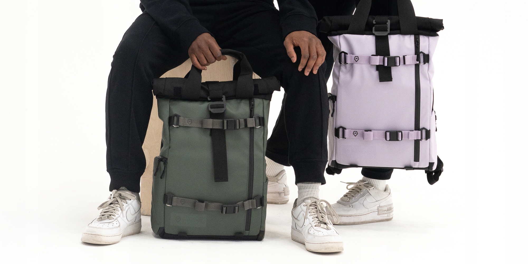 Paski Wandrd do troczenia akcesoriów - zielone Model ASPM-WG-1