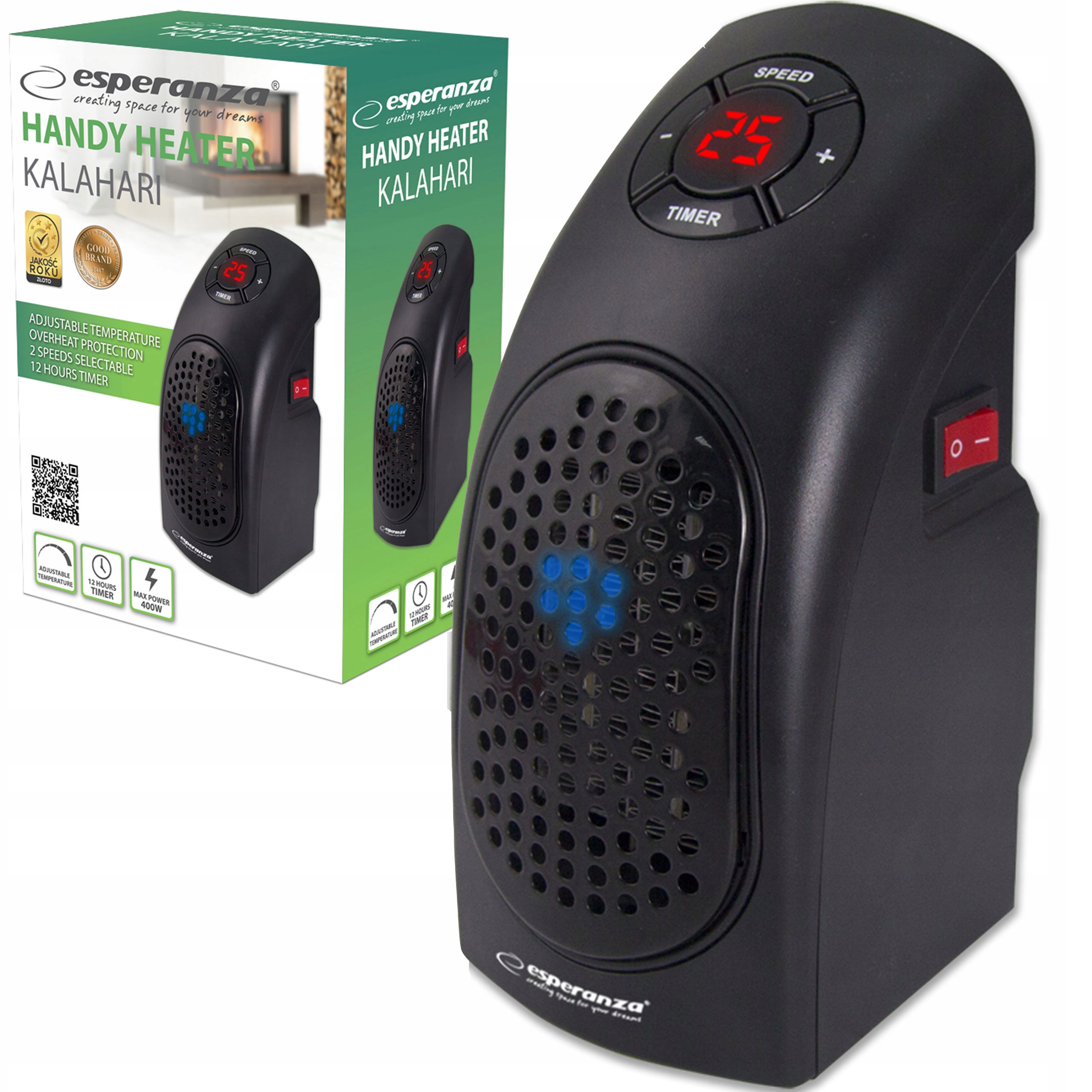 

Mini Grzejnik Ceramiczny Elektryczny Farelka