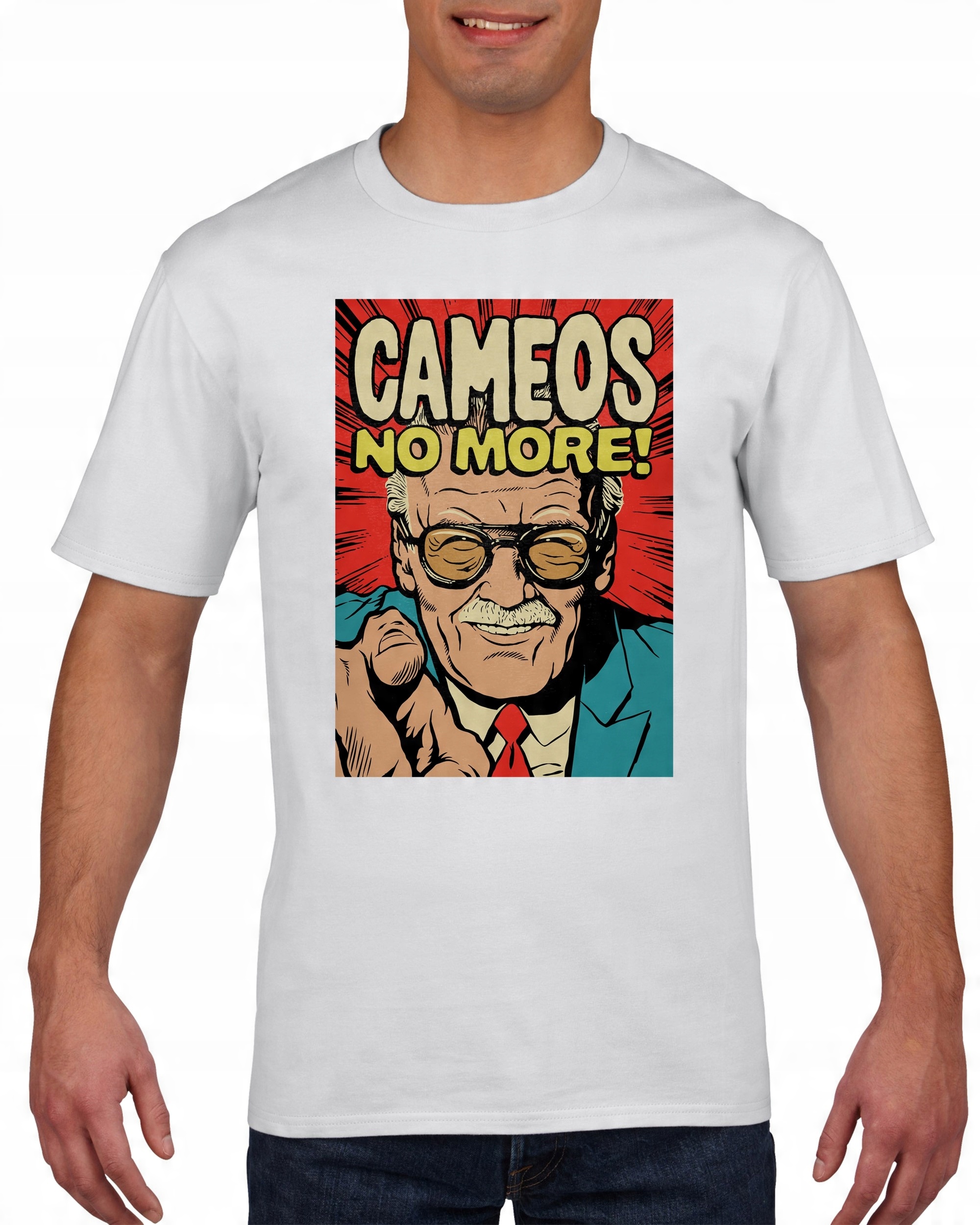 

Koszulka meska Cameos No More! Stan Komiksy S