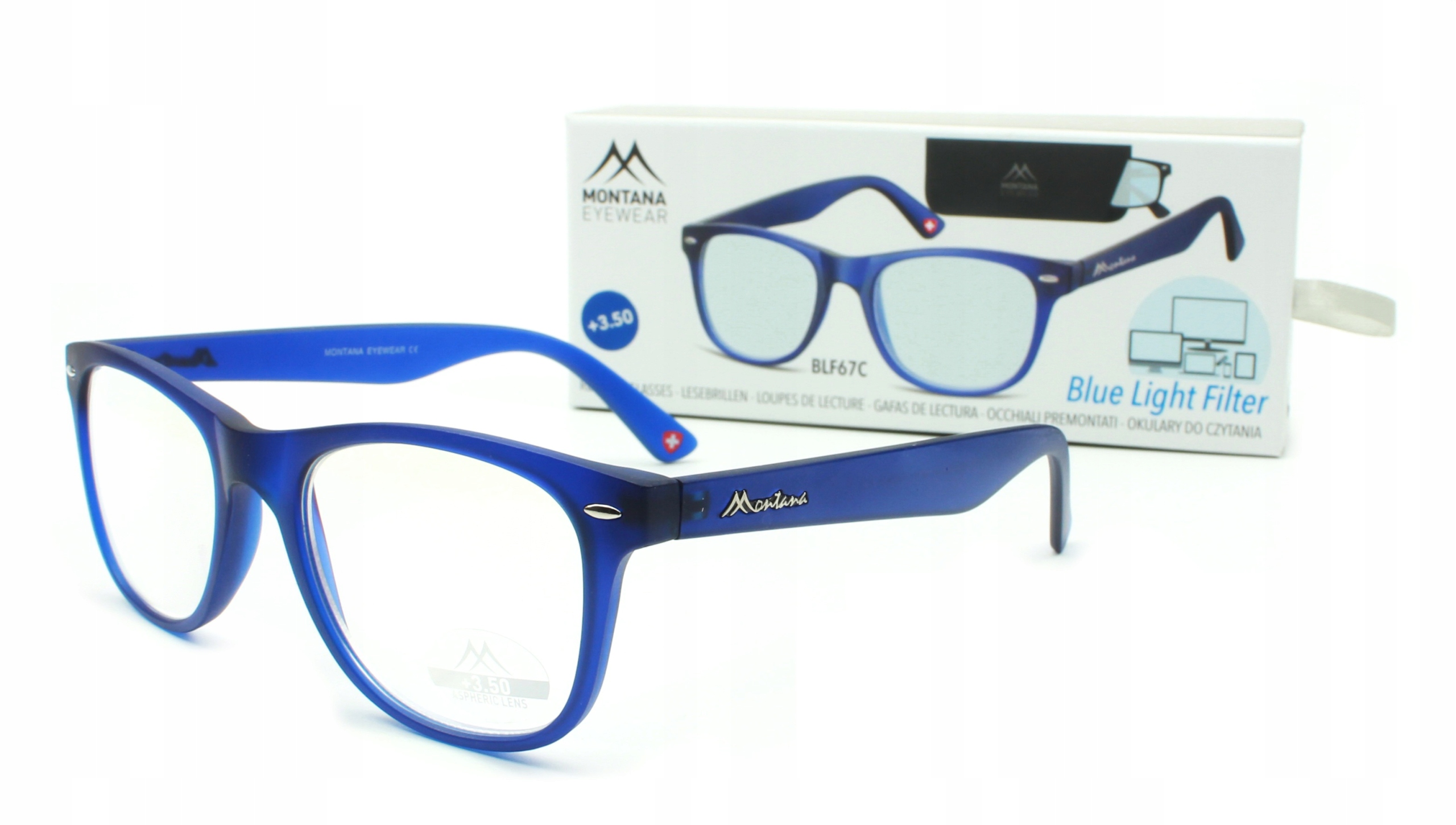 

Okulary Oprawki Zerówki Komputera Filtr Blue Light