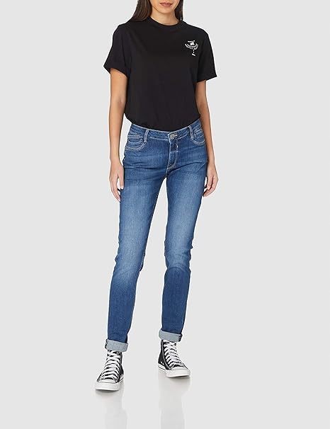 Garcia Dámské Džíny Úzké Nohavice Modré Střední Velikost W27 L32 6FA