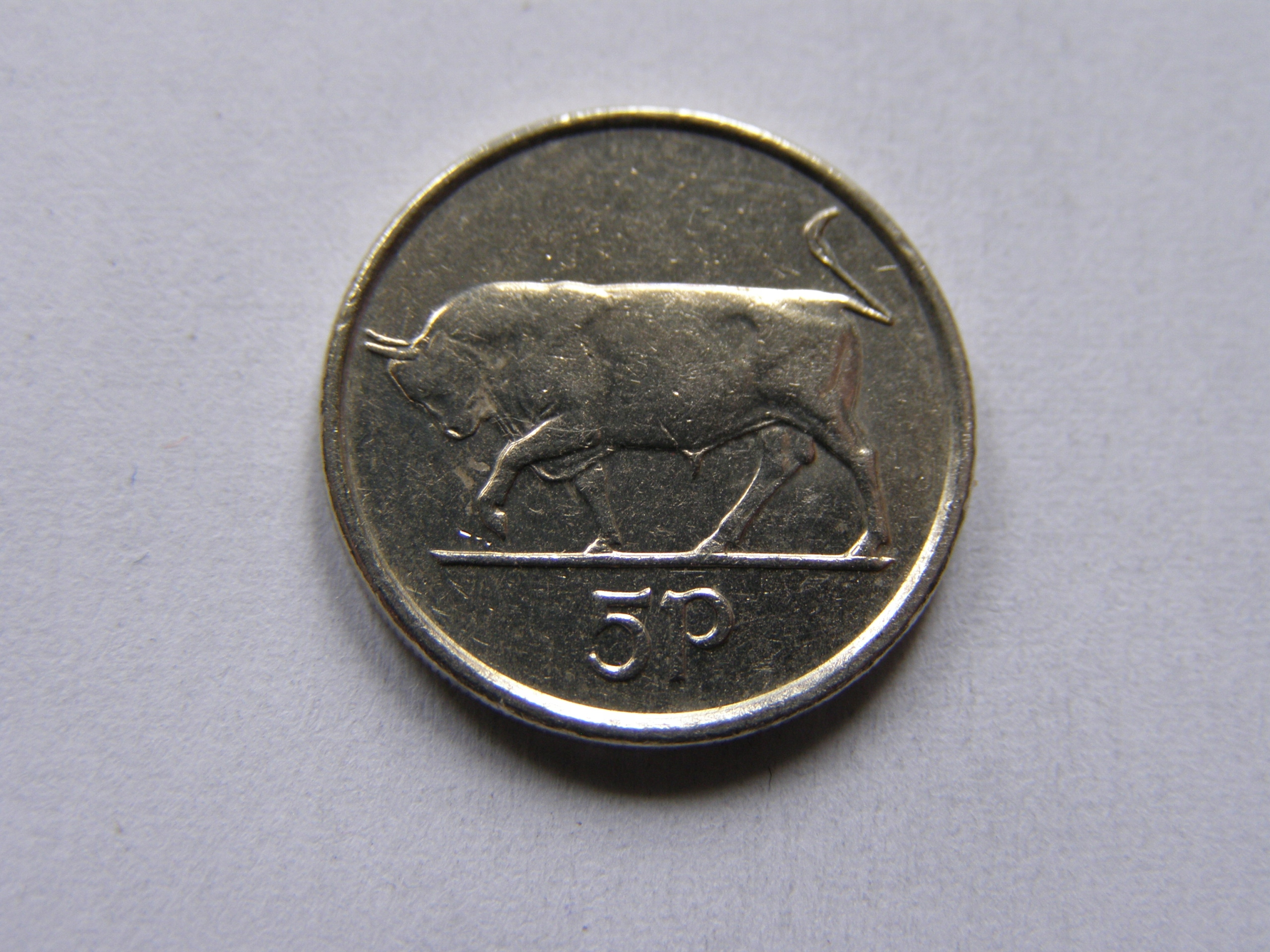 IRLANDIA EIRE 5 PENCE 1992 ROK !!!!!!!!!!!!!! 0537