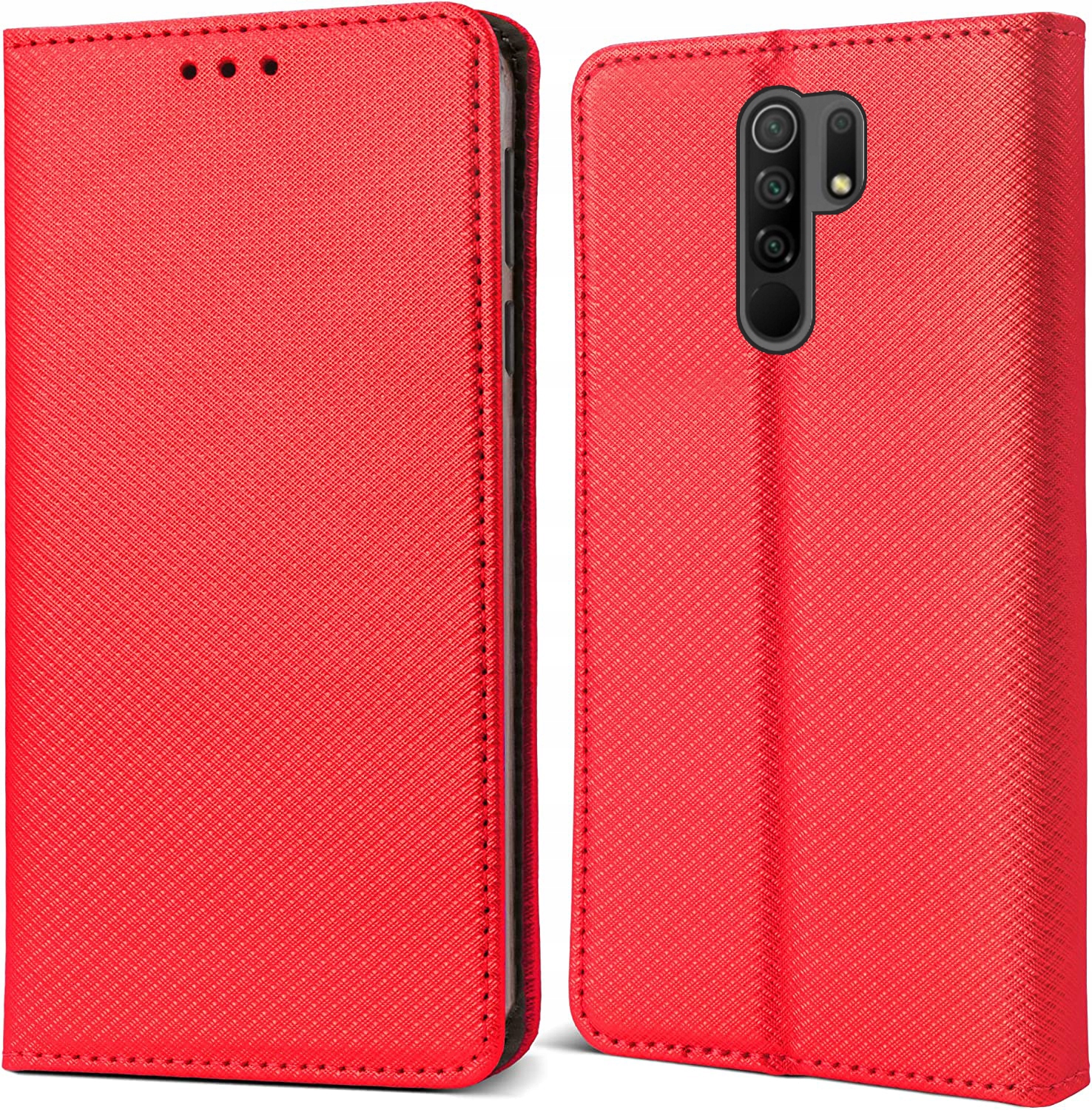 

Etui Magnes Smart Case Klapka Szkło na Redmi 9