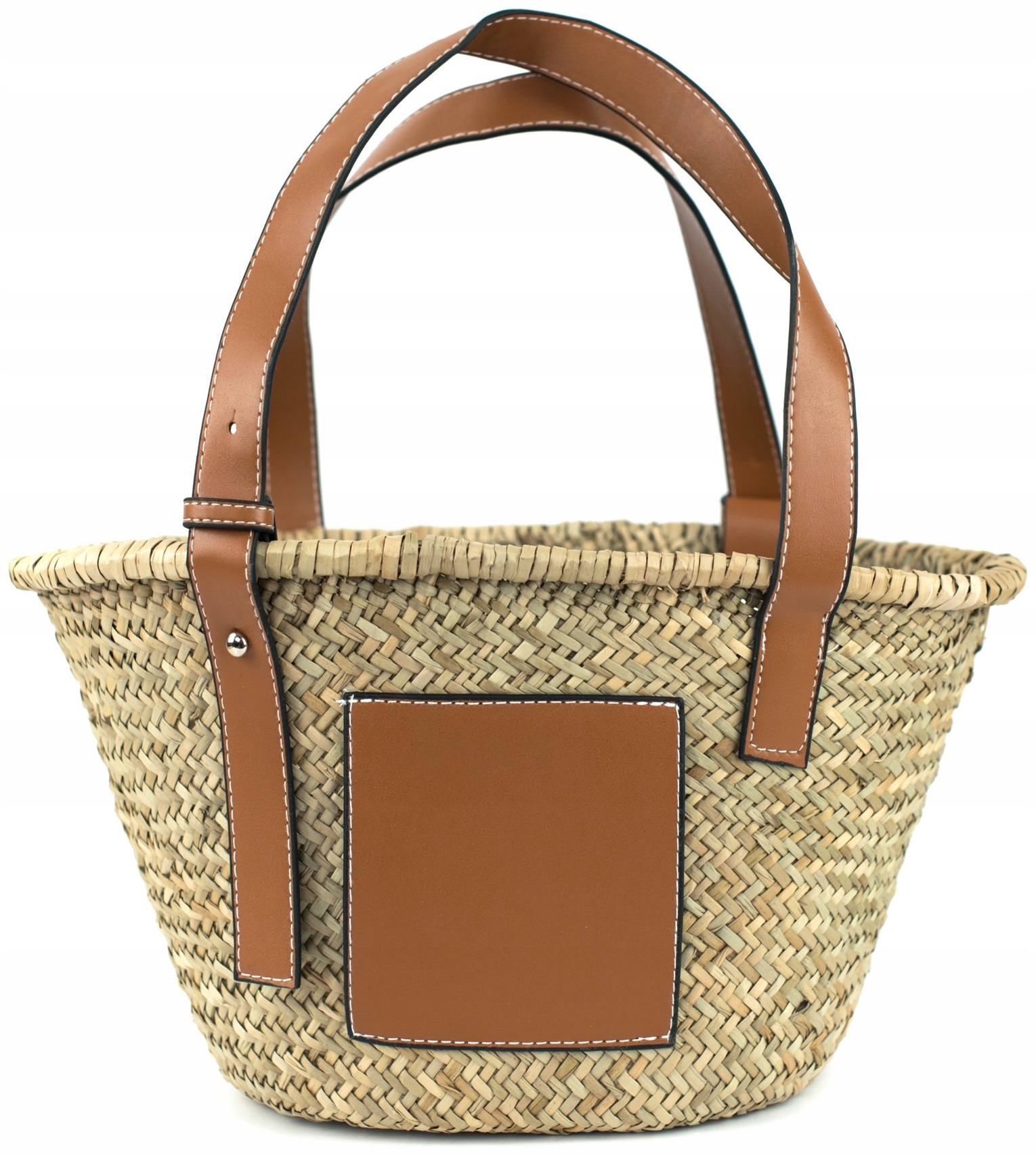 Taška na ruku Elizabethtown pletený košík na léto Béžová