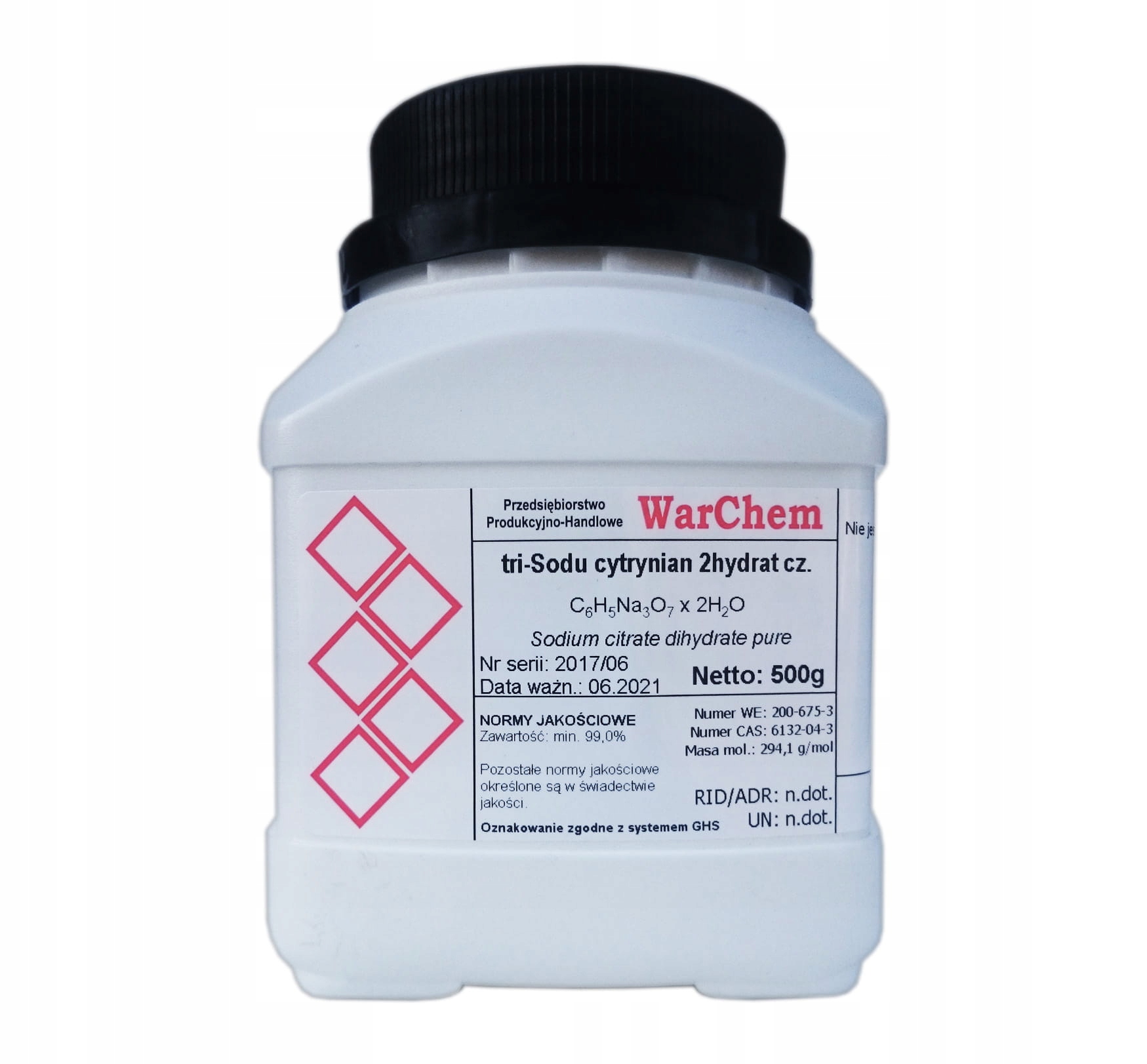 

Cytrynian Sodu 500g Warchem [54746]