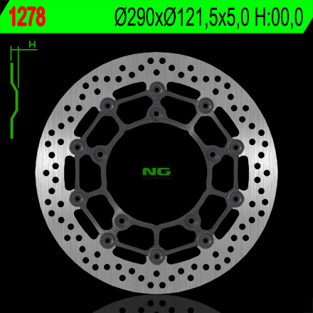 Ng Brzdový Kotúč Predný Suzuki Sfv 650 Gladius Abs '09-'13, Sv 650 '07-