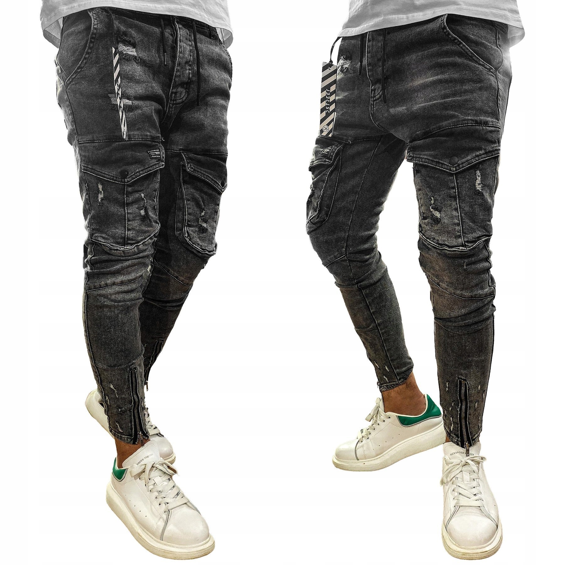 

Męskie Spodnie Typu Bojówki ux3290 - 36