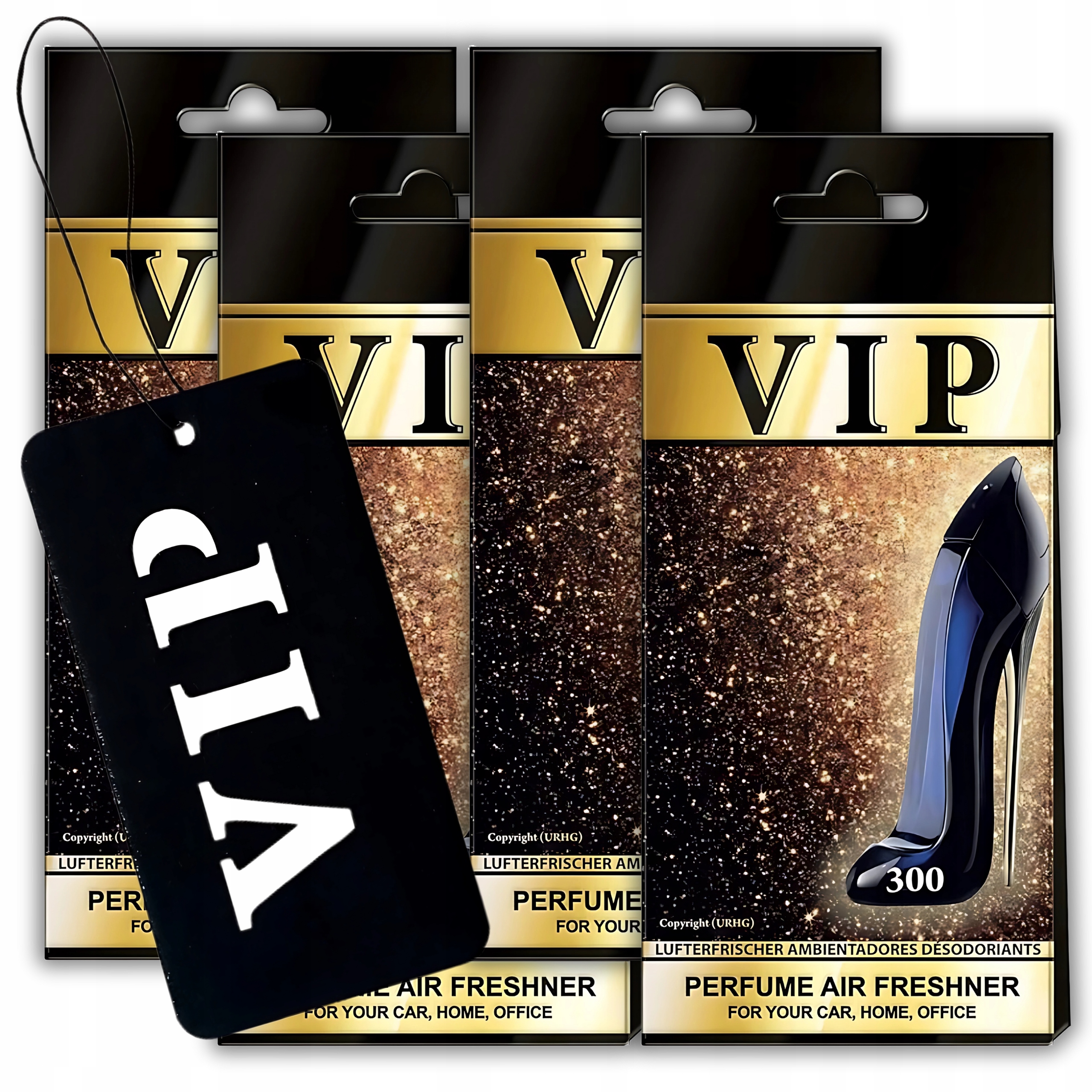 4x Zapach Samochodowy Zawieszka Zapachowa Do Samochodu Vip 300 Good Girl