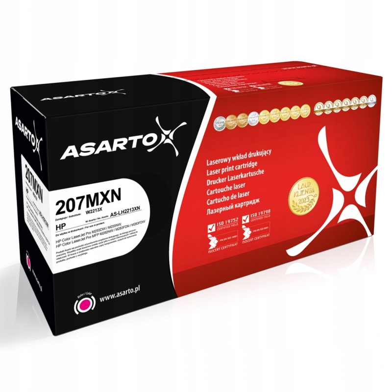 Toner Asarto Do Hp 207X W2213X Magenta Z Chipem Zamiennik