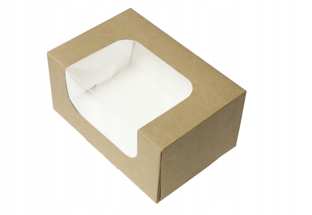 

Opakowanie 16,5x11x8 cm Kraft z oknem pudełko