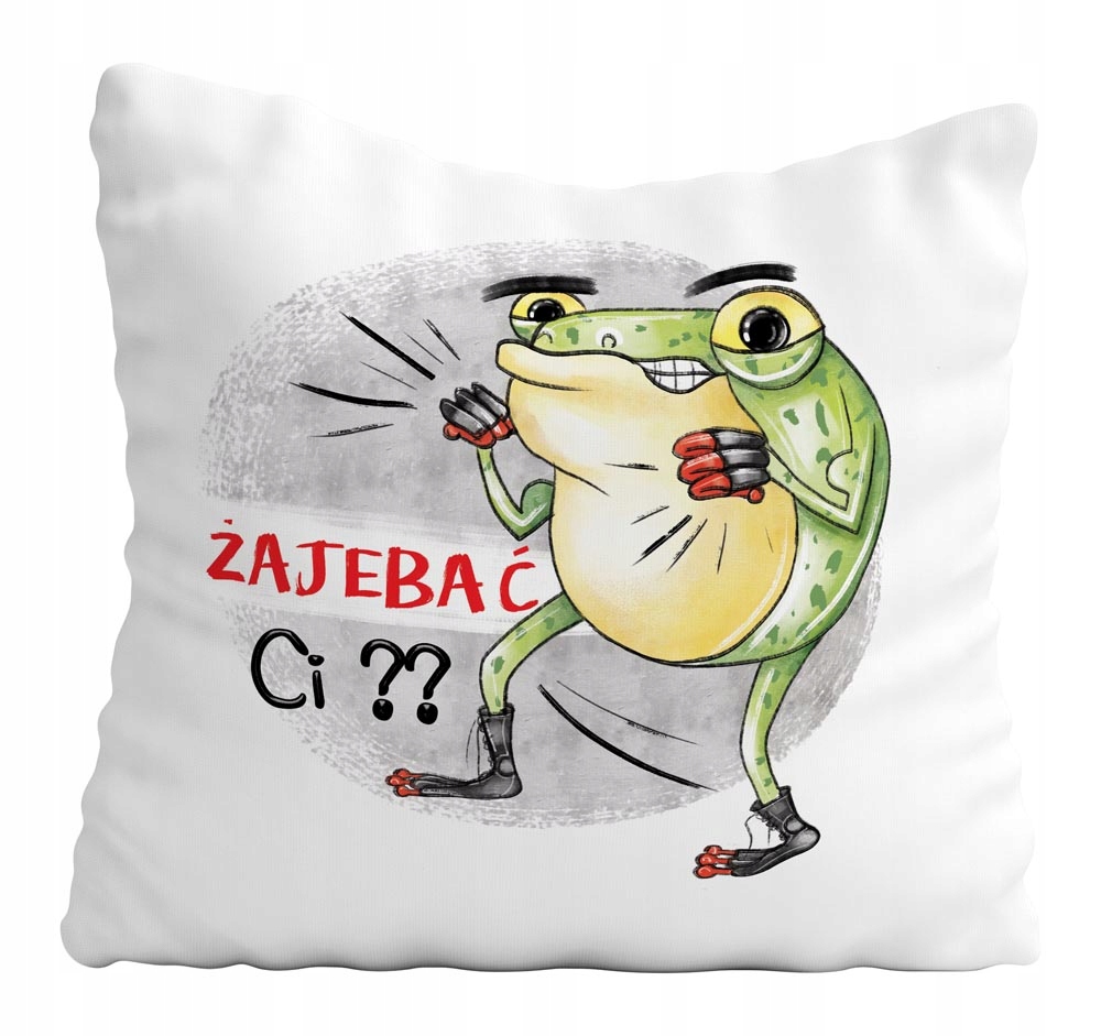 

Poduszka Żaba Zaczepny On