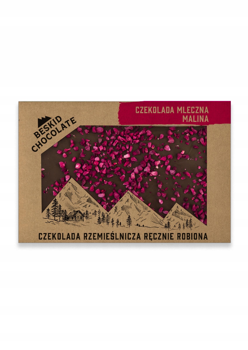 2x Čokoláda S Malinou Beskid Chocolate