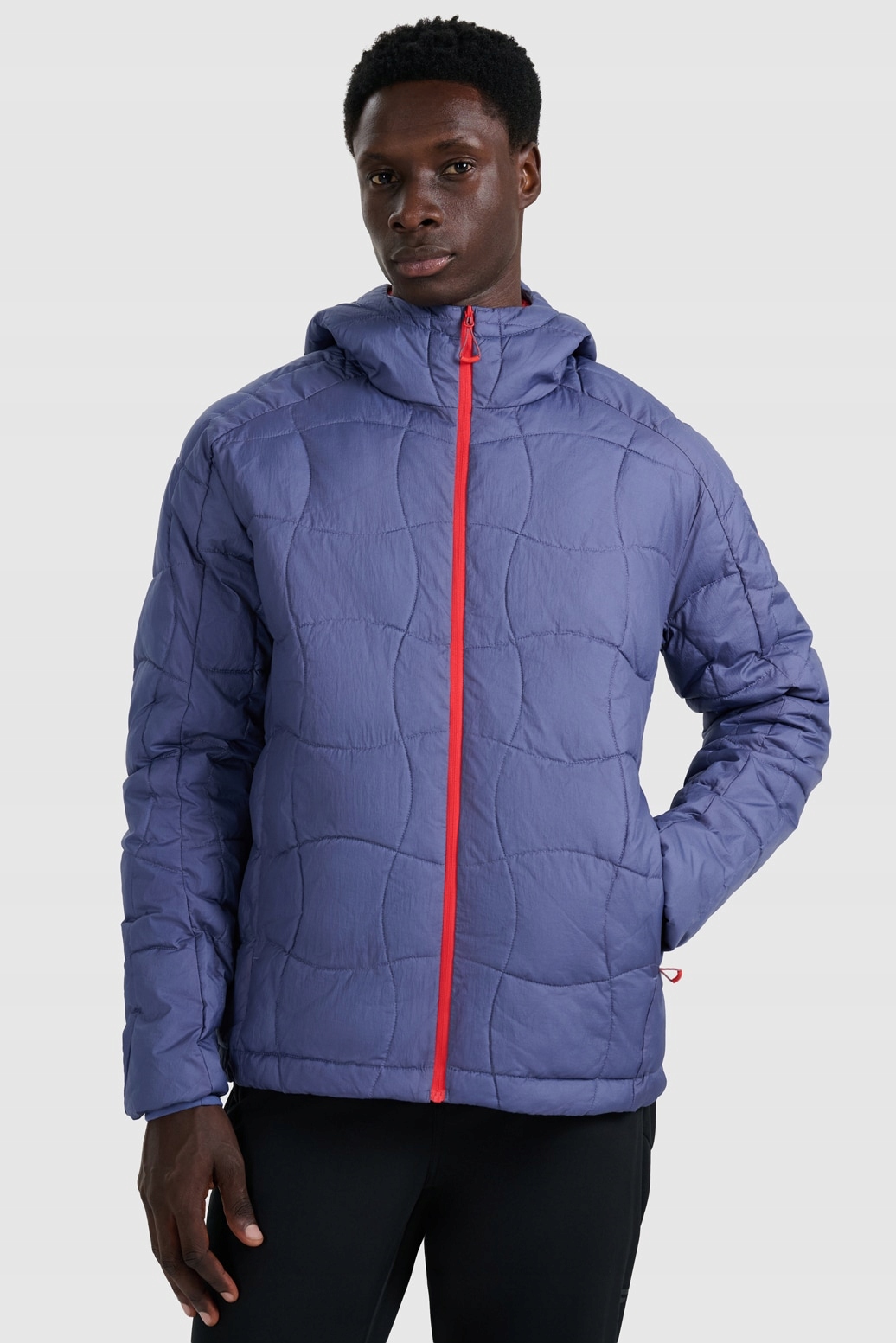 4F Pánská trekingová bunda Granátová XL