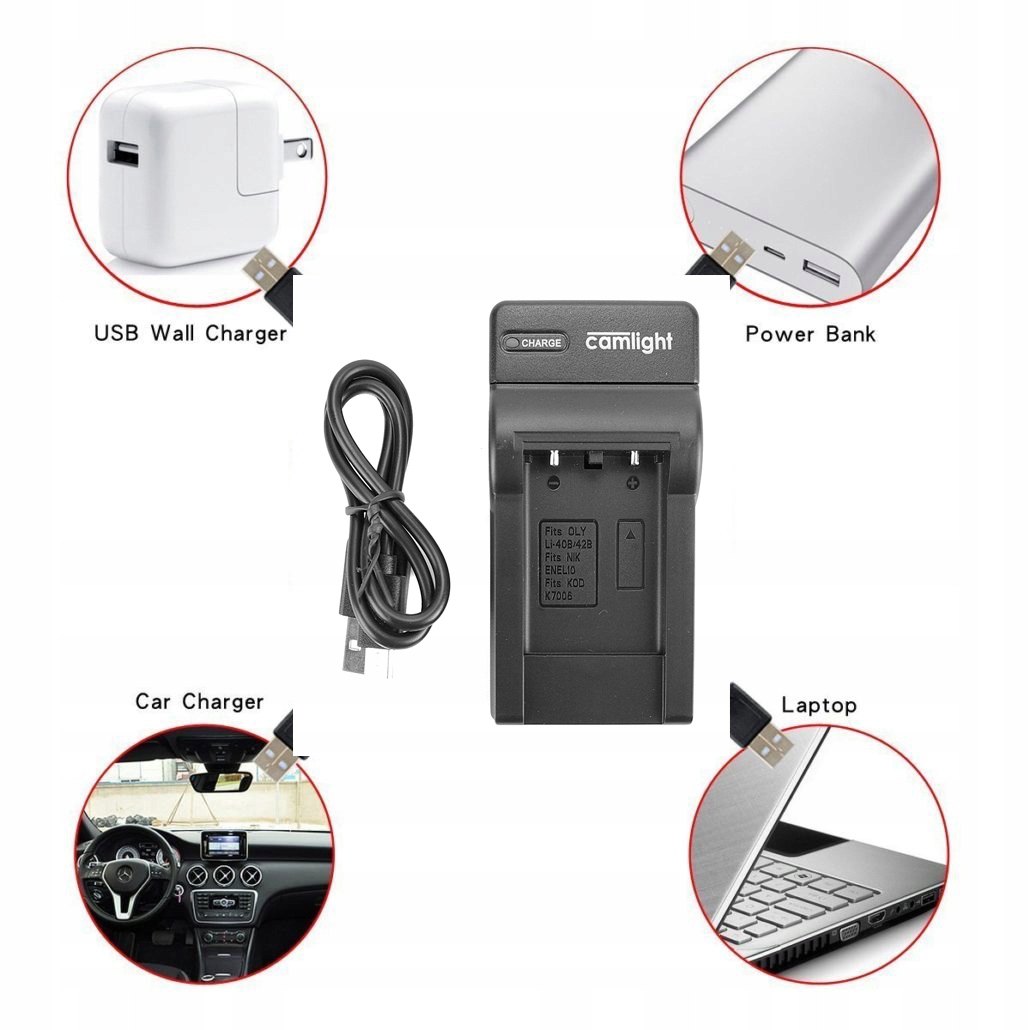 ŁADOWARKA USB do OLYMPUS Tough TG-320 Przeznaczenie Olympus