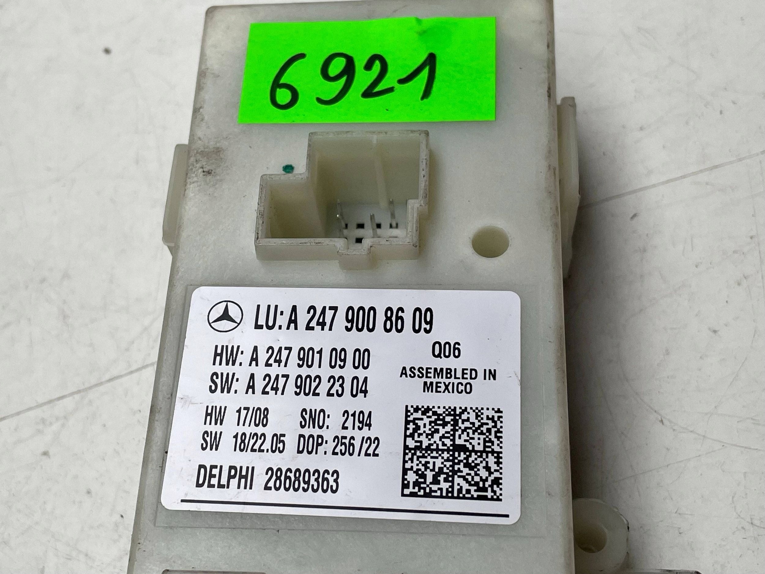 MERCEDES W247 control unit bonnet boot A2479008609 !J