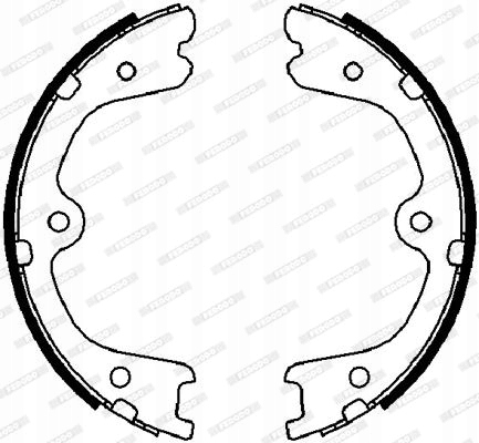 ZESTAW SZCZĘK HAMULCOWYCH, HAMULEC POSTOJOWY Stan opakowania oryginalne