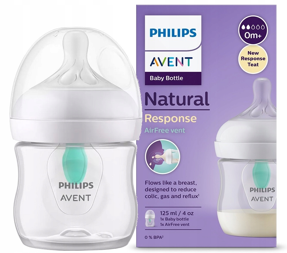 

Avent Butelka Natural Response AirFree 125 ml 0m+