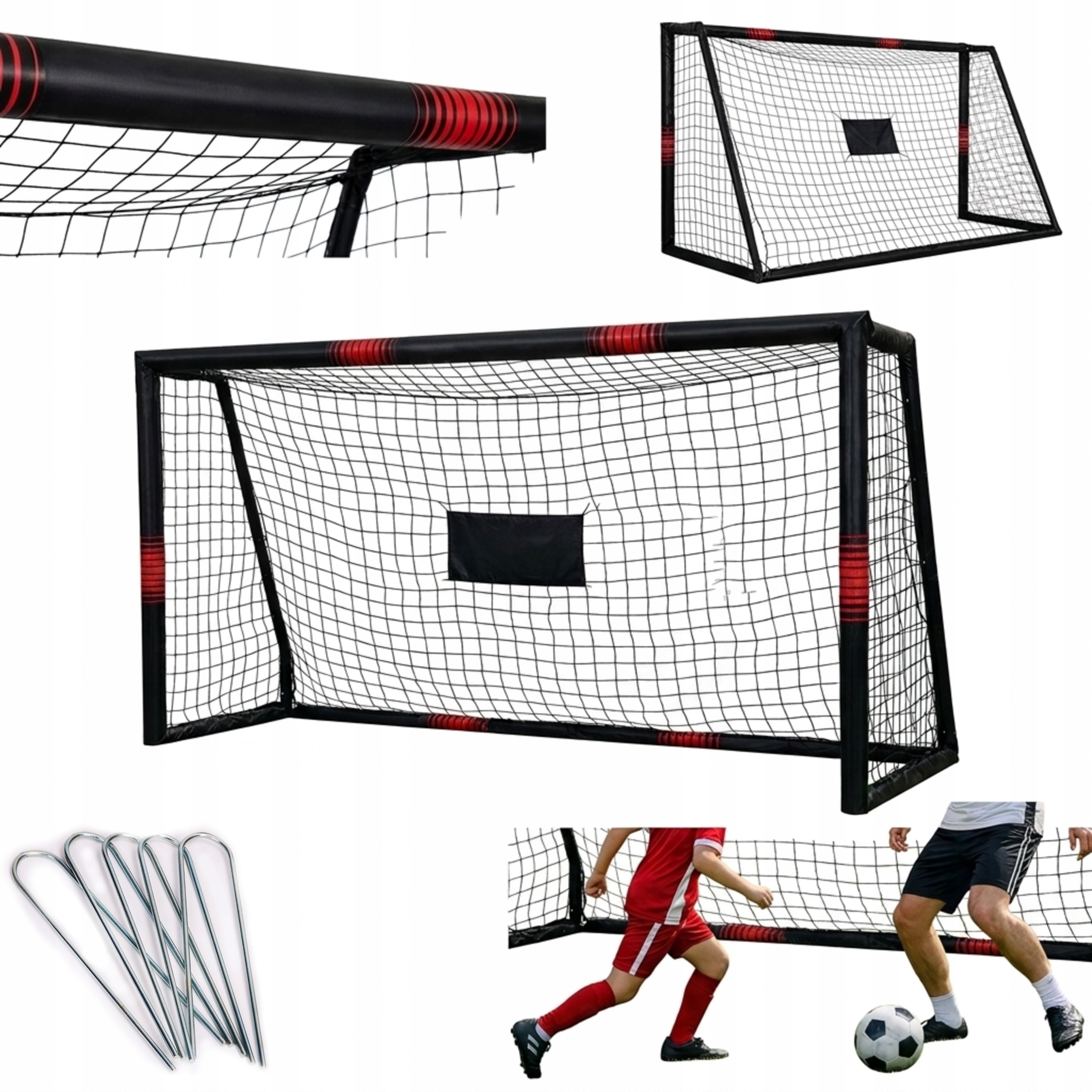 Bramka Piłkarska Ogrodowa Dla Dzieci Treningowa 300x200cm Do Piłki Nożnej